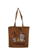 Canvas Tote Bag-Let's get toasted