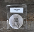 3 Inch Round Dog Magnet-FRENCH BULLDOG