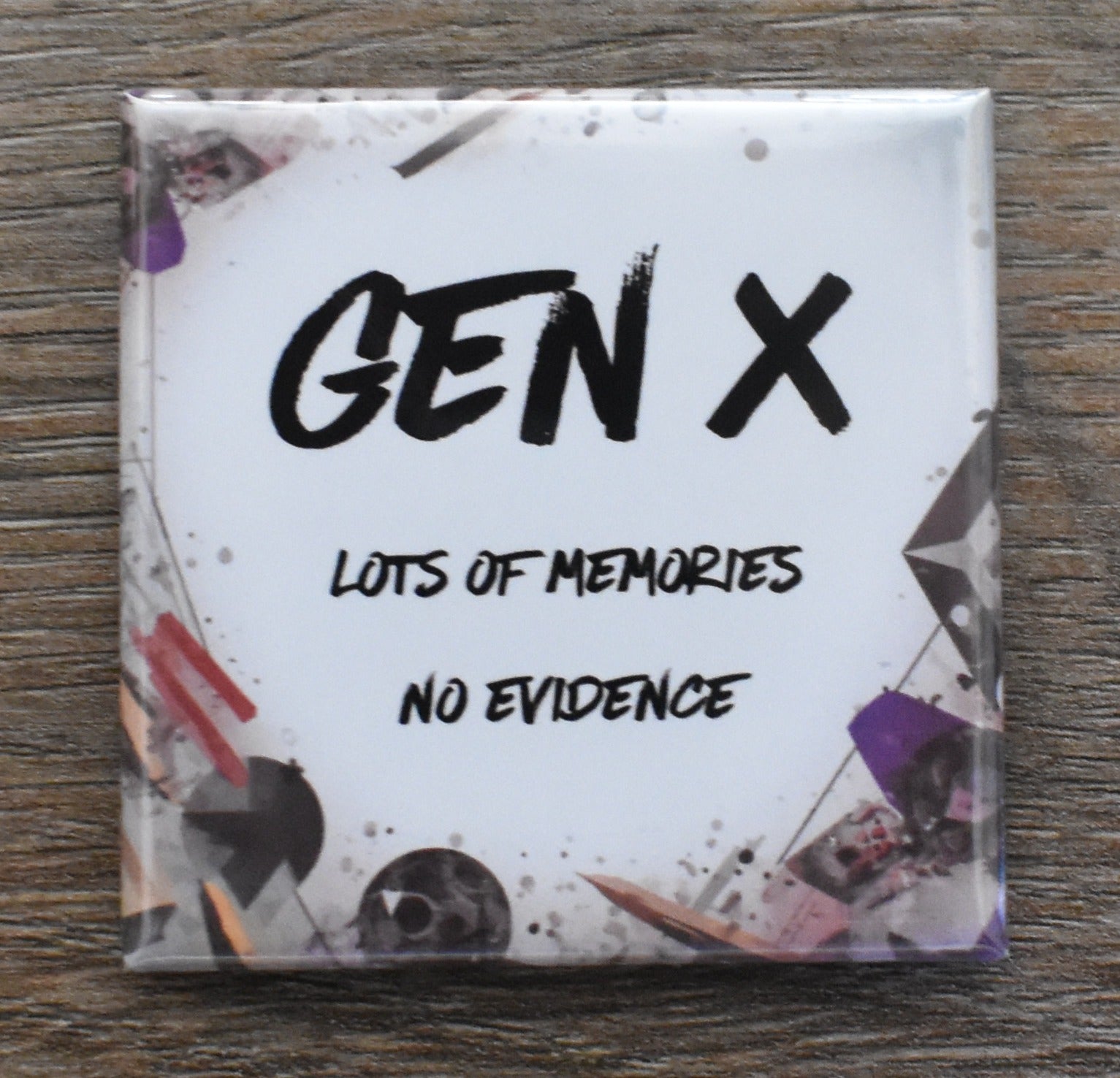 2x2 Square Magnet-GEN X