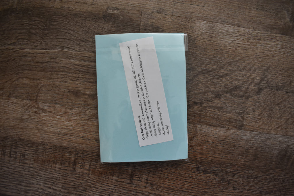 Dry Erase Coloring Magnet Set-Monkey & Bananas