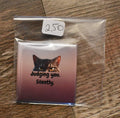 2x2 Magnet-Judging you. Silently.