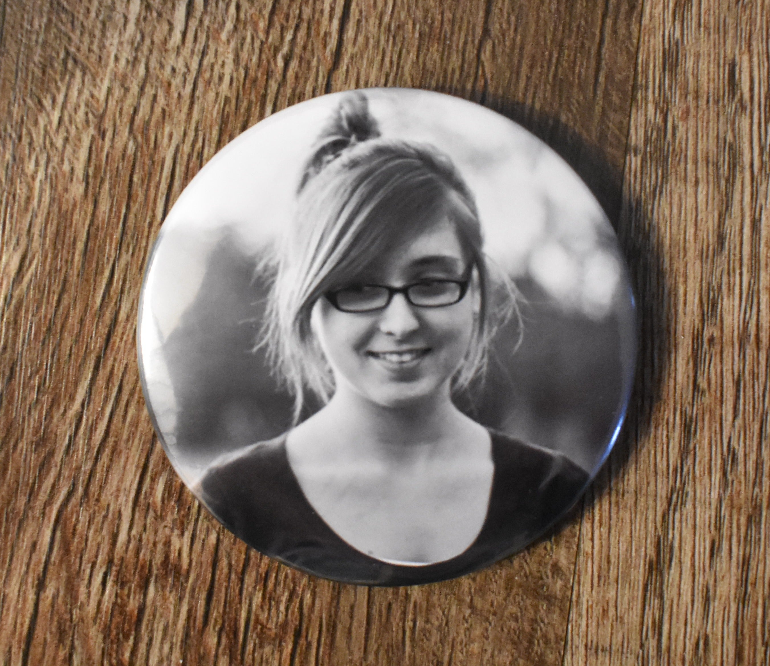 3 Inch Round Custom Made Photo Buttons-Set of 4