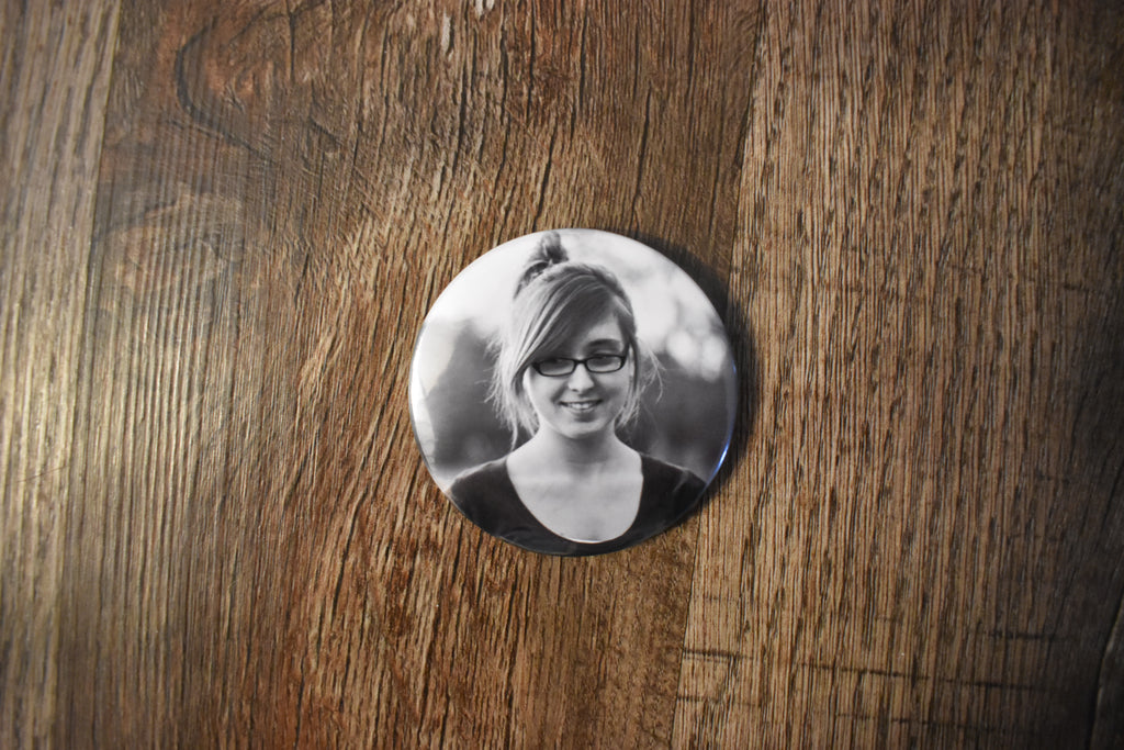 3 Inch Round Custom Made Photo Buttons-Set of 4