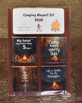 2x2 Square 4 Piece Camping Magnet Set