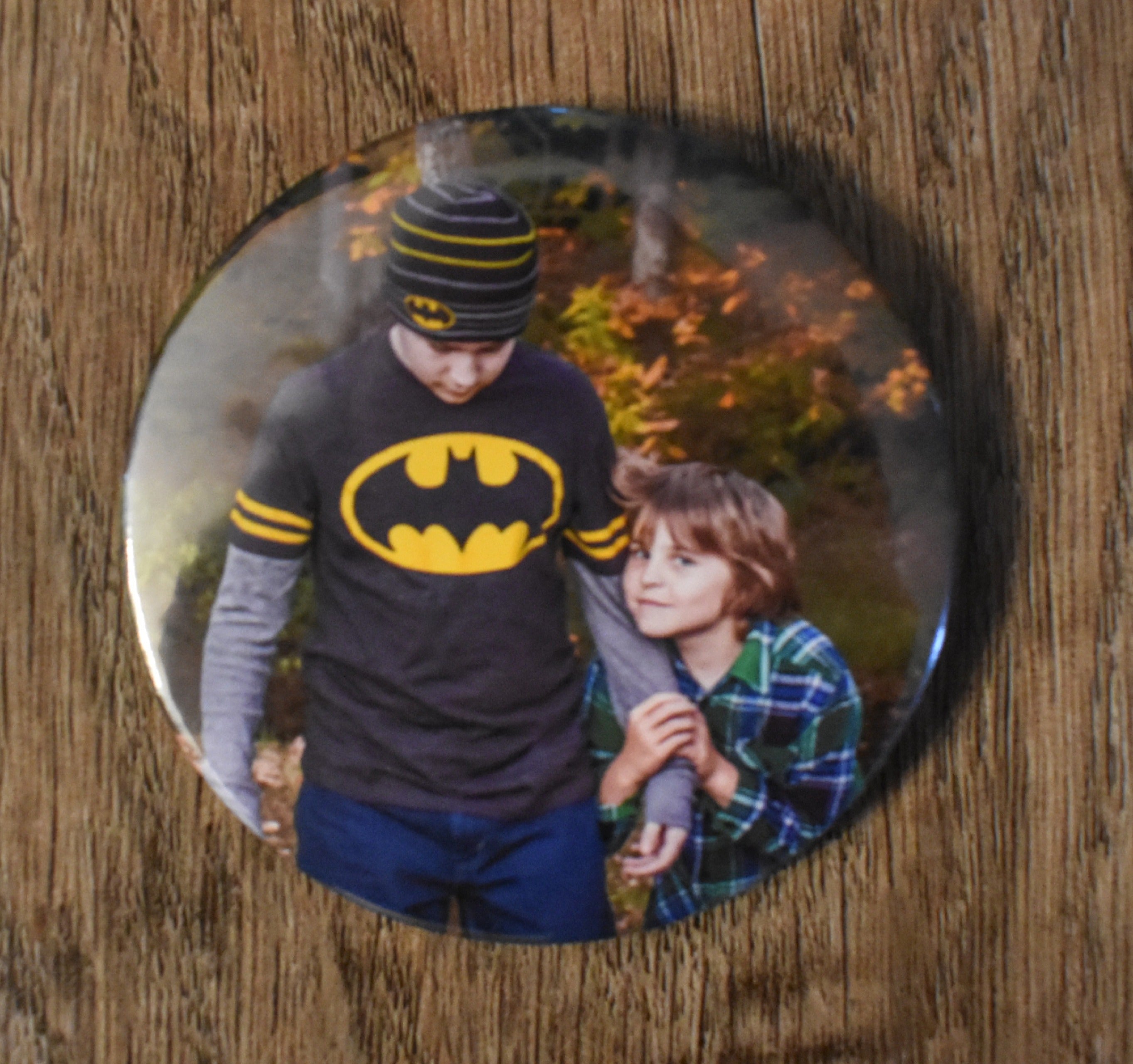 3 Inch Round Custom Made Photo Magnets-Set of 4
