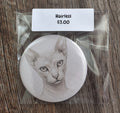 3 Inch Round Cat Breed Magnet-Hairless