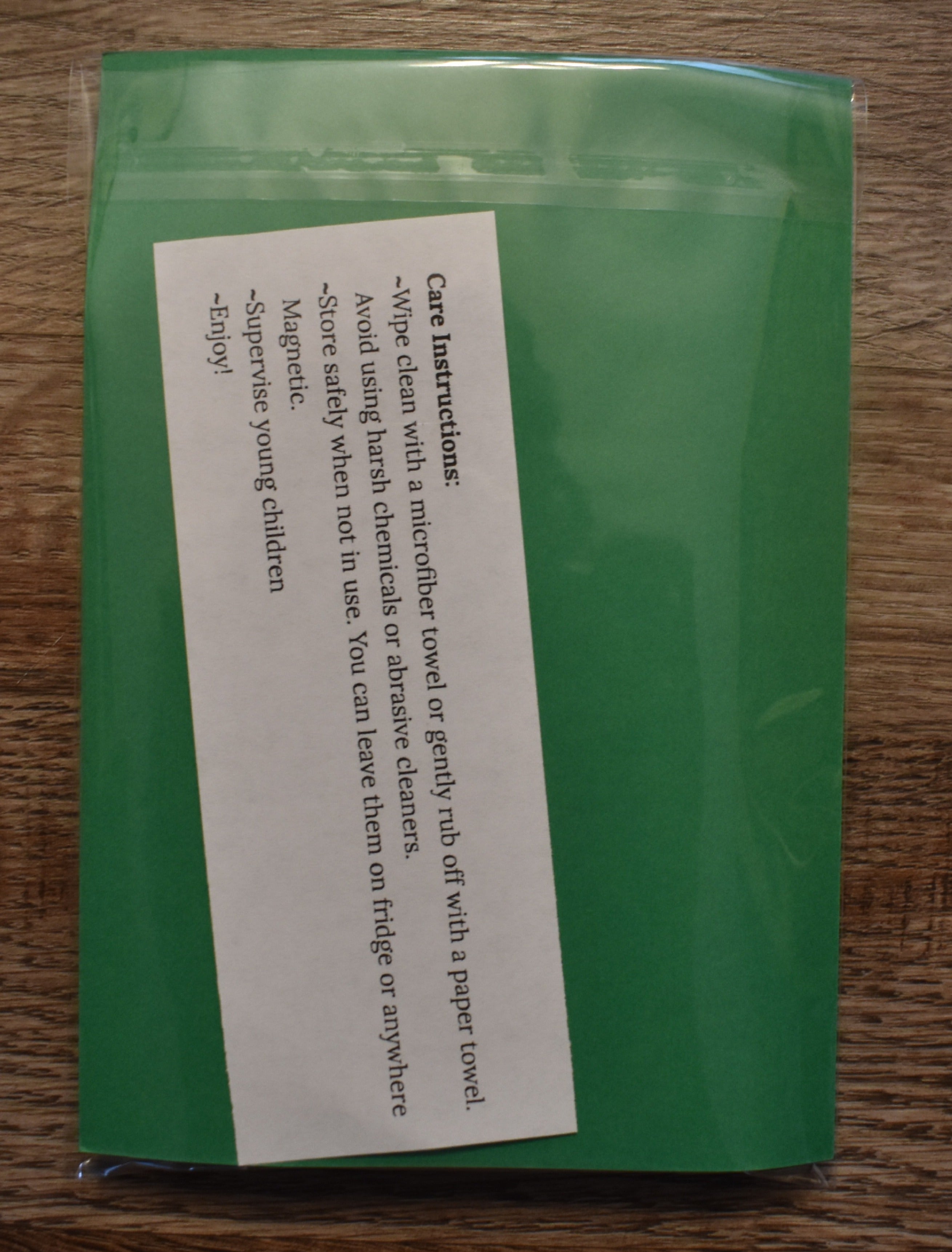 Dry Erase St. Patrick's Day Coloring Magnet Set-Clover & Leprechaun