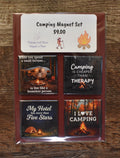 2x2 Square 4 Piece Camping Magnet Set