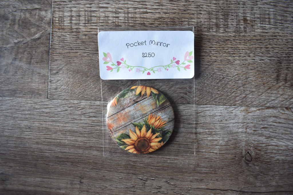 Pocket Mirror (Sunflower)