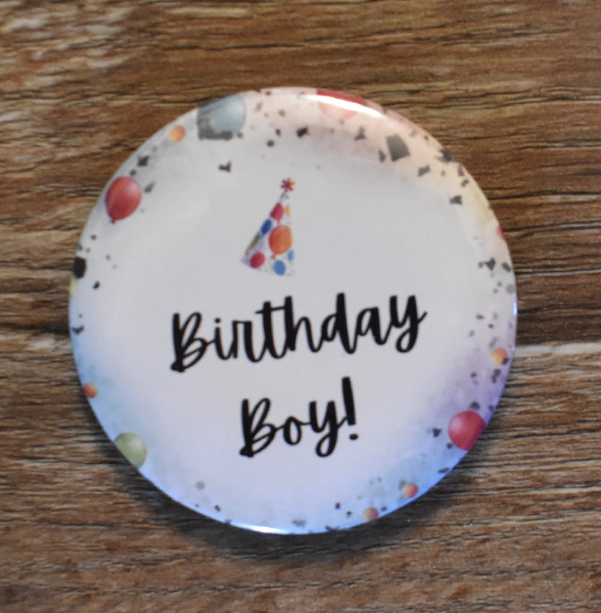 2 Inch Round Button-BIRTHDAY BOY