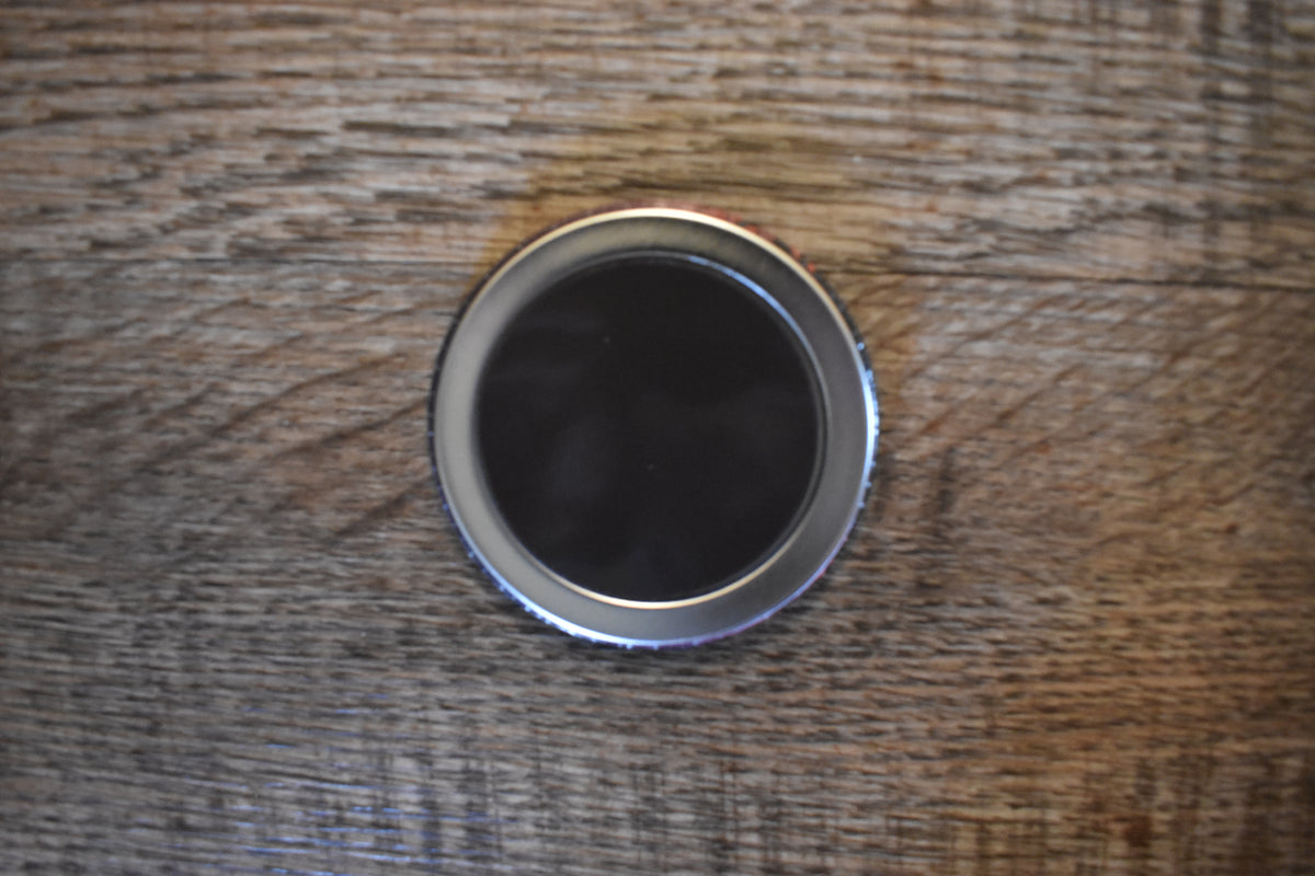 3 Inch Round Halloween Magnet GHOST