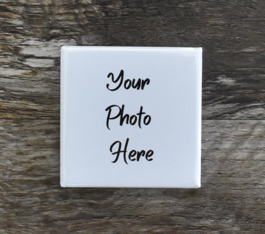 2x2 Square Custom Made Photo Magnet