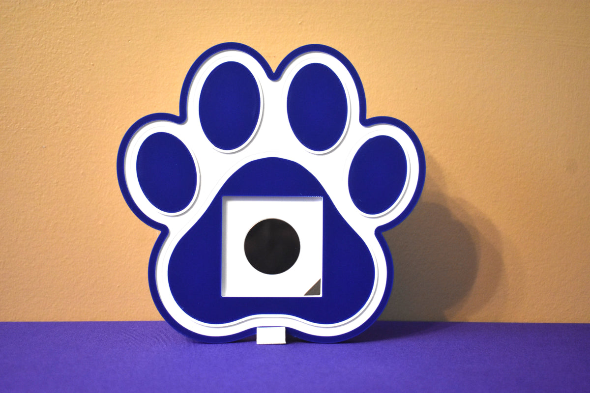 3D Printed Dog Paw 2x2 Magnet Frame