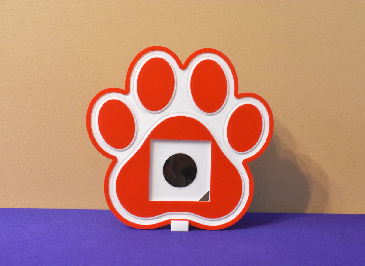 3D Printed Dog Paw 2x2 Magnet Frame