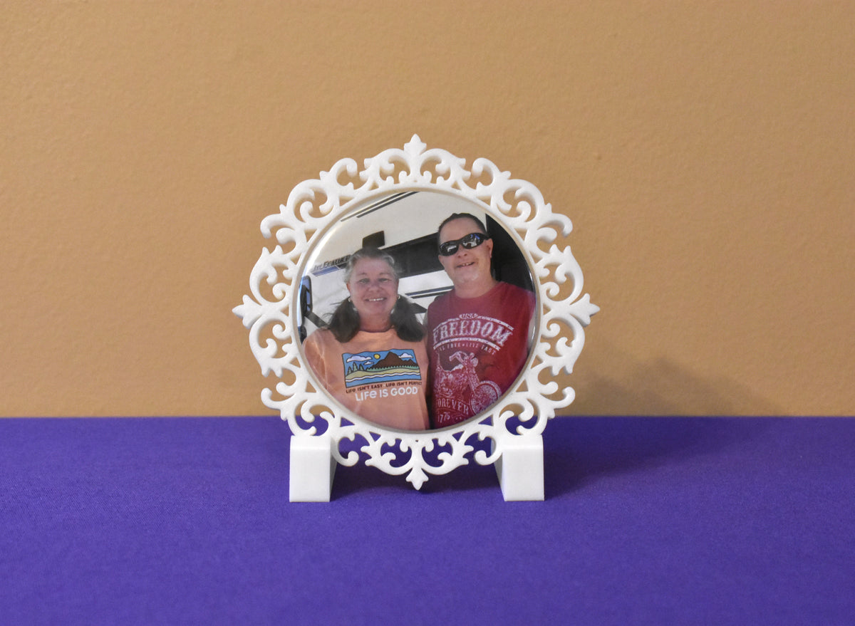 3D Printed Round 3 Inch Magnet Frame