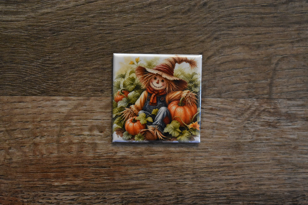 2x2 Square Magnet SCARECROW